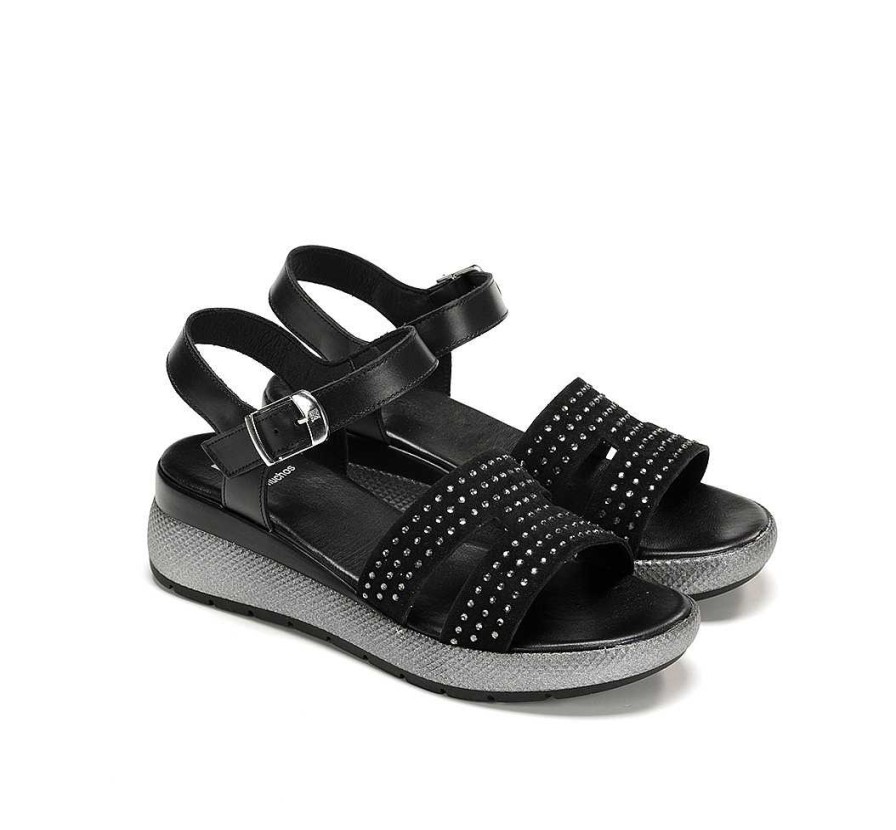 Fluchos Ever D9314 Sandalia Negra