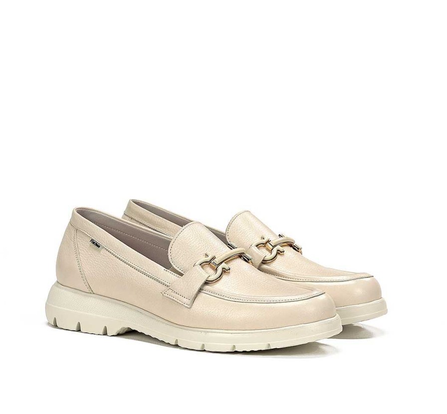 Fluchos Gladis F1936 Mocasin Taupe