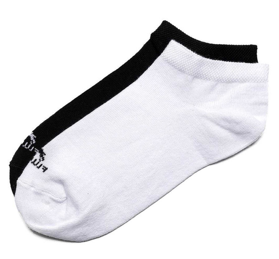 Fluchos Ca0007 Calcetines Tobilleros Blancos Y Negros