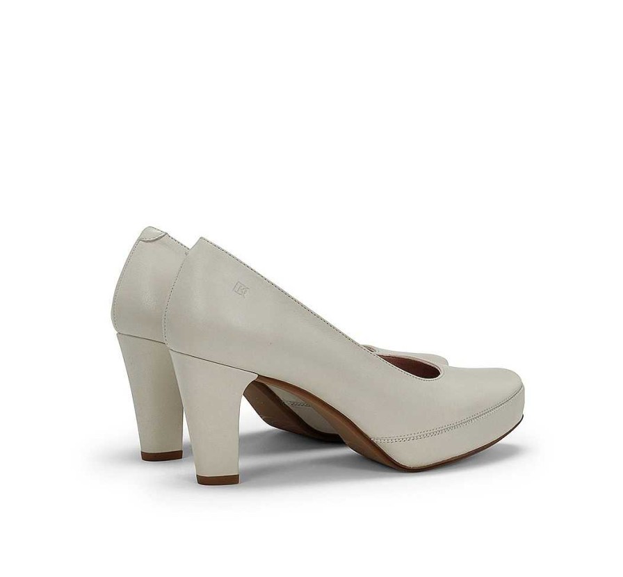 Fluchos Blesa D5794 Zapato De Tacon Blanco